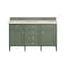 James Martin Vanities Brittany 60in Double Vanity, Smokey Celadon w/ 3 CM Eternal Marfil Top 650-V60D-SC-3EMR - alternate 7